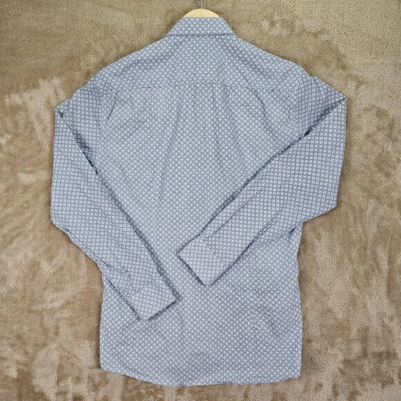 Soul Of London Dress Shirt Men's Size 15 Multicolor Long Sleeve Preppy - Picture 2 of 10